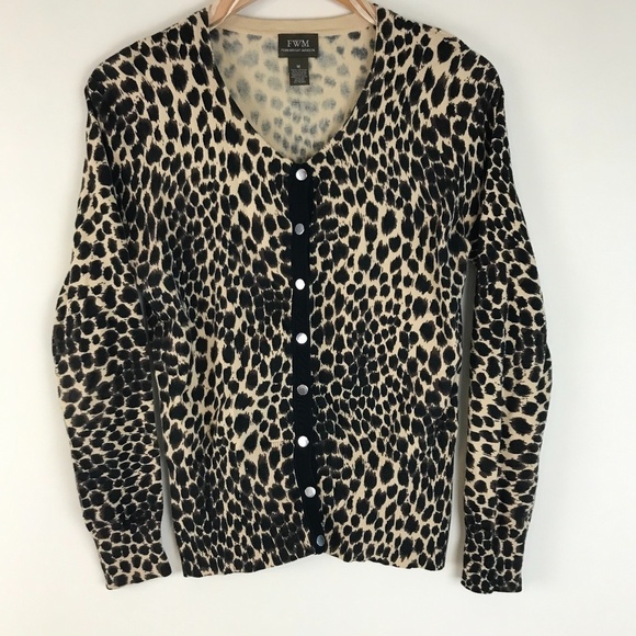 FWM animal print cardigan - Picture 1 of 7